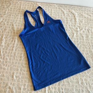 ADIDAS Women's Blue Racerback Climalite Tank Top